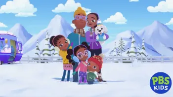 Weather Hunters TV show screenshot 2: The Hunters stand in the snow