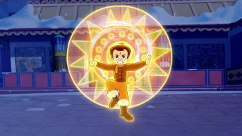 Zuhu Ka Zalzala: A boy stands in a strong pose with a yellow aura behind him.