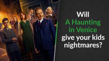 Detective Hercule Poirot staring ahead