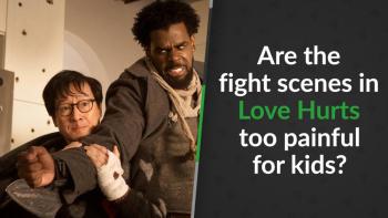 Marvin Gamble (Ke Huy Quan) fighting a bad guy