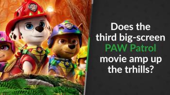 cartoon dogs wearing rescue gear stand tall