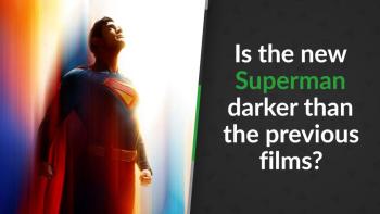 Superman flying light speed towards the sky