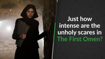 Margaret holding secret documents