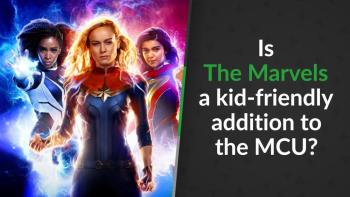 Carol standing front an center with Monica and Ms. Marvel standing behind her