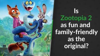 Wilde and Hopps held by Gary, the snake