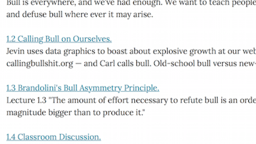 Calling Bull Website Review | Common Sense Media