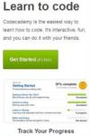 Imagen del sitio web Codecademy