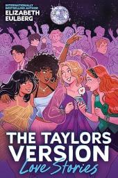 Love Stories book cover: Four young women stand together at a lively dance party, smiling and chatting; they're dressed in colorful, stylish outfits