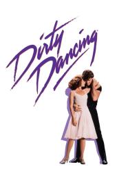 Dirty Dancing Movie Poster Image: Baby stands with her back to Johnny, her arm curled up and around his neck