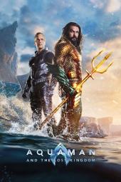 Aquaman and the Lost Kingdom Movie Poster: Aquaman and King Orm stand with their backs to each other
