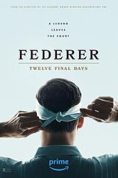 Federer: Twelve Final Days movie poster: Roger from behind.
