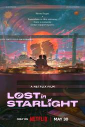 Lost in Starlight: Lovers set against an orange sunset.