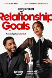 Relationship Goals movie poster: Cliff 'Method Man' Smith and Kelly Rowland in the office.