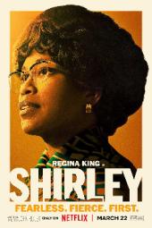 Shirley movie poster: Regina King as Shirley Chisholm.