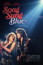 Song Sung Blue movie poster: Kate Hudson and Hugh Jackman sing together underneath the movie title