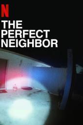 The Perfect Neighbor movie poster: Police lights flash.