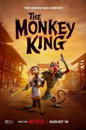 The Monkey King movie poster: a girl and a monkey 