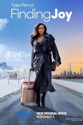 Tyler Perry's Finding Joy movie poster: Shannon Thornton on the road.