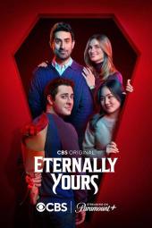 Eternally Yours TV show poster: Four people posing in front of a red background.