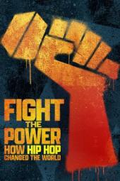 Fight the Power TV show poster: a drawing of a raised fist holding a microphone