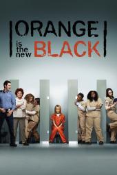 Orange Is the New Black poster: Inmates with a White woman at the center