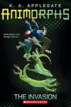 The Invasion book cover: Jake morphs into a green lizard