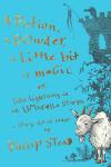 A Potion, A Powder, a Little Bit of Magic book cover: Elderly goat standing in front of a crumbling castle
