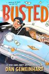 Busted book cover: Two kids, a sphinx cat, and and old man with an oxygen tank who's driving a 1953 Kaiser automobile