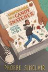 Confessions of a Candy Snatcher book cover: The arms of a boy with dark skin are holding a notebook with the title on it and a picture of a Black boy running with a sack of candy