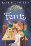 Ferris book cover: Girl at dinner table under chandelier surrounded by family