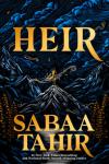 Heir book cover: The word Heir in yellow font across an illustrated background of a small figure manipulating the wind