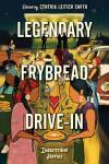 Legendary Frybread Drive-In book cover: Images of Indigenous teens gathering at the drive-in to hang out and eat frybread