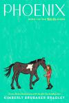 Phoenix book cover: Paint horse nuzzling brown haired girl