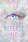 Release Me book cover: A large blue eye with broad lashes surrounded by falling tear-shaped diamonds