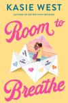 Room to Breathe book cover: A paper folded fortune-teller with two teenagers kissing in the middle