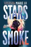 Stars and Smoke cover: The profile of a blond girl behind the image of a young dark haired boy
