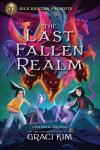 The Last Fallen Realm: Gifted Clans, Book 3 book cover: Two Asian American girls stand in front of swirling animal spirits in the sky