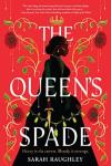 The Queen’s Spade book cover: Illustration of a young Black woman in Victorian dress set against a deep red background