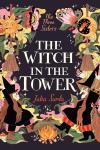 The Witch in the Tower book cover: Two red-headed witches, one young, one adult, face each other with a cauldron between them