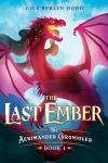 Rubi the young aerimander stretches her ruby-red wings and emits smoke and embers from her mouth