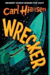 Wrecker book cover: Color illustration of underwater boat wreck