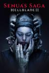 Senua's Saga—Hellblade II box art: Main character Senua with her eyes closed and multiple hands touching her face
