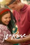 18th Rose movie poster: American young man and Filipina young woman embrace and laugh
