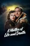 A Matter of Life and Death movie poster: David Niven and Kim Hunter embrace