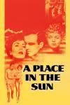 Elizabeth Taylor, Montgomery Clift, and Shelley Winters appear on the poster for A Place in the Sun.