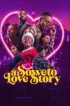 A Soweto Love Story movie poster: A group of Black men and women in a heart