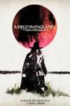A Field in England movie poster: A man in British 1600s clothes stands beneath a red and black moon
