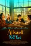 Allswell in New York movie poster: Shyrley Rodriguez, Elizabeth Rodriguez, Liza Colón-Zayas, and Daphne Rubin-Vega sit together at a restaurant