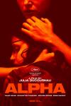 Alpha movie poster: A mother holds her young teenage daughter to her chest in a red-toned image
