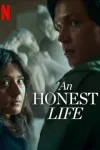 An Honest Life movie poster: Side profiles of man and woman looking scared